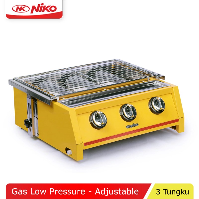Jual Kompor Grill Gas 3 Tungku Advance GBG1003 Niko NKGR3/ Kompor