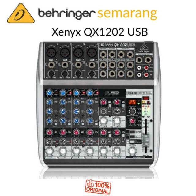Jual Behringer Xenyx QX1202USB / QX1202 USB / QX 1202 USB Mixer Audio USB with Soundcard