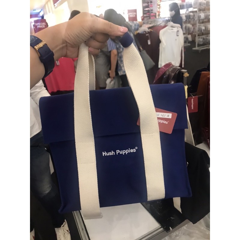 Jual SALE canvas flap bag hush puppies Shopee Indonesia
