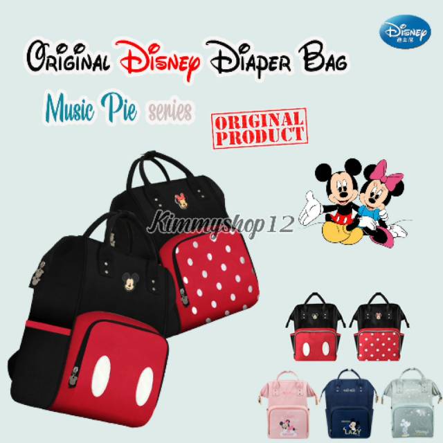 Jual ORIGINAL DISNEY DIAPER BAG MUSIC PIE SERIES (TAS BAYI ORIGINAL DIAPER BAG DISNEY