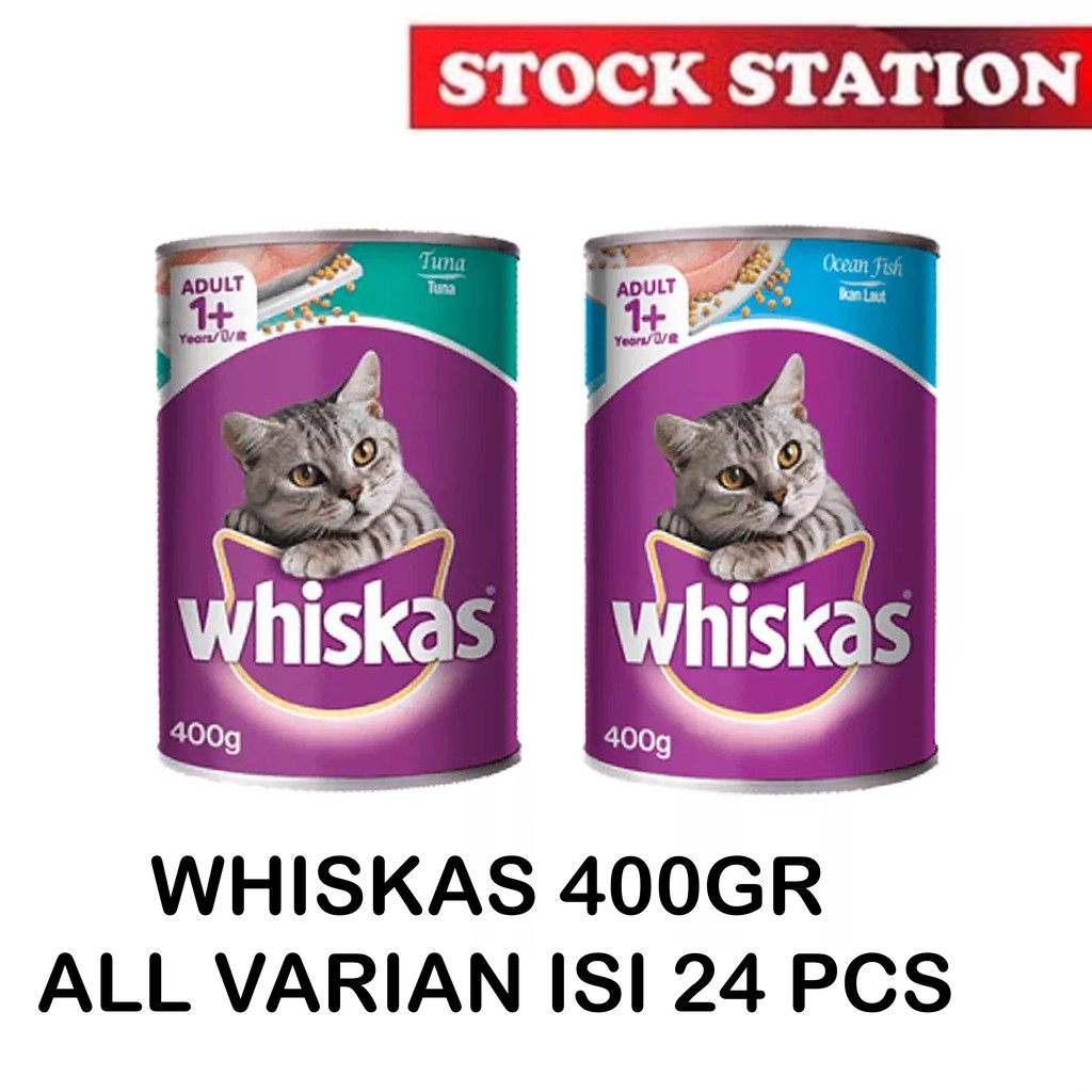 Jual Whiskas kaleng 400gr All Varian Shopee Indonesia