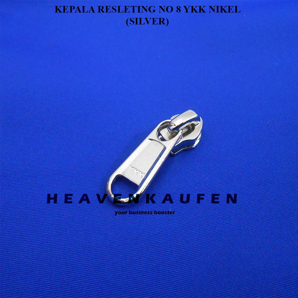 Jual Kepala Resleting Zipper Head Kepala Zipper YKK No 8 Nikel Silver