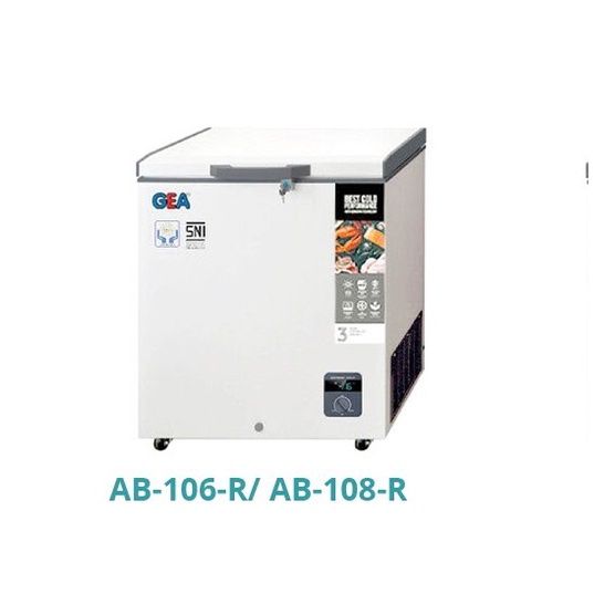 Jual GEA AB 106 R CHEST FREEZER BOX LEMARI PEMBEKU 100 LITER GARANSI