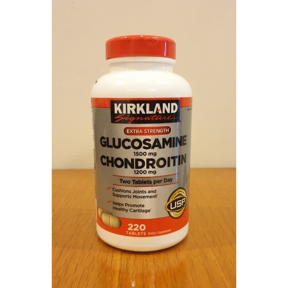 Jual Kirkland Signature Glucosamine 1500 mg Chondroitin 1200 mg (220