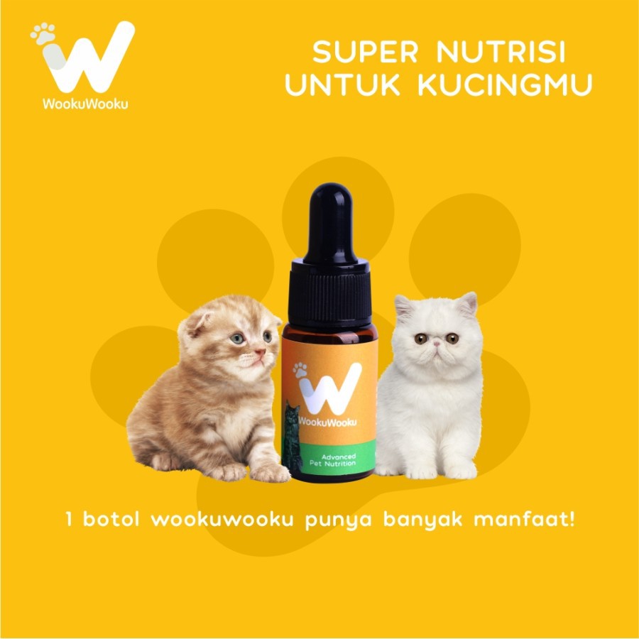 Jual WookuWooku Suplemen Multivitamin for Cats 10ml Vitamin Kucing