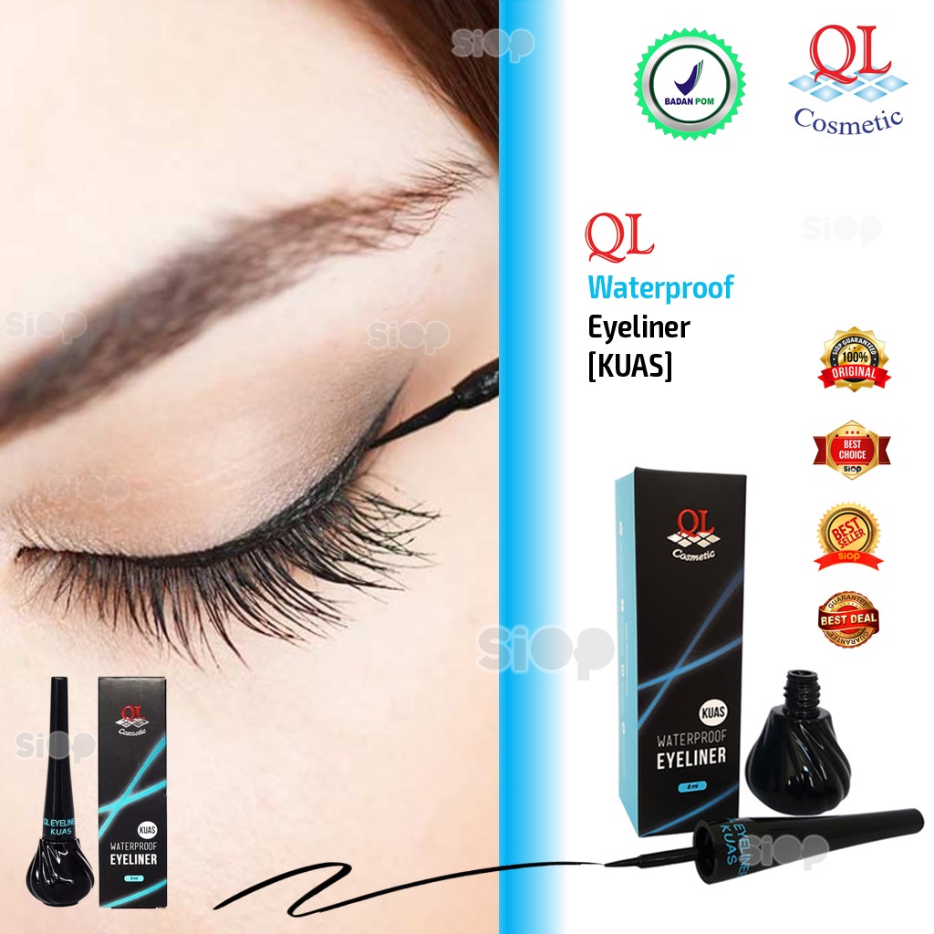 Jual QL Waterproof Eyeliner (KUAS) Shopee Indonesia