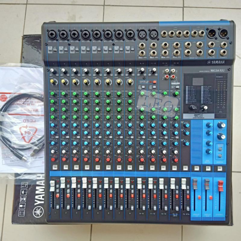 Jual MIXER YAMAHA MG16XU MG 16 XU MIXING CONSOLE 16 CHANNEL YAMAHA MG16