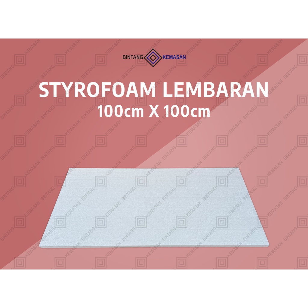 Jual Styrofoam Lembaran 100 x 100 x 2cm Lembaran Foam Shopee Indonesia
