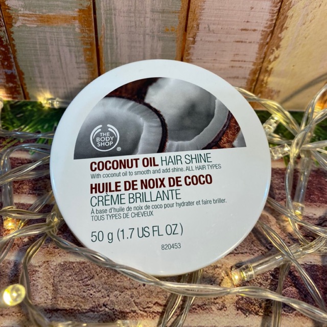 Jual The body shop coconut oil hair shine 50gr Shopee Indonesia
