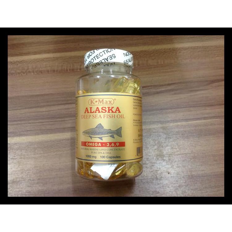 Jual KMAX OMEGA 3 6 9 ALASKA DEEP SEA FISH OIL / MINYAK IKAN