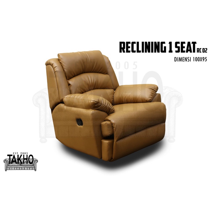 Jual Sofa Reclining 1 Seater (Sofa Refleksi/Sofa Santai/Sofa Tidur