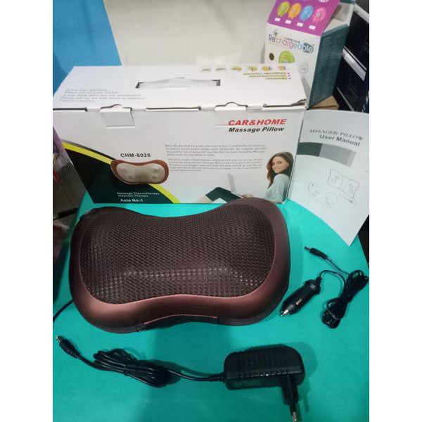Jual Alat Pijat Shiatsu Leher / Massage Pillow Car & Home Chm 8018