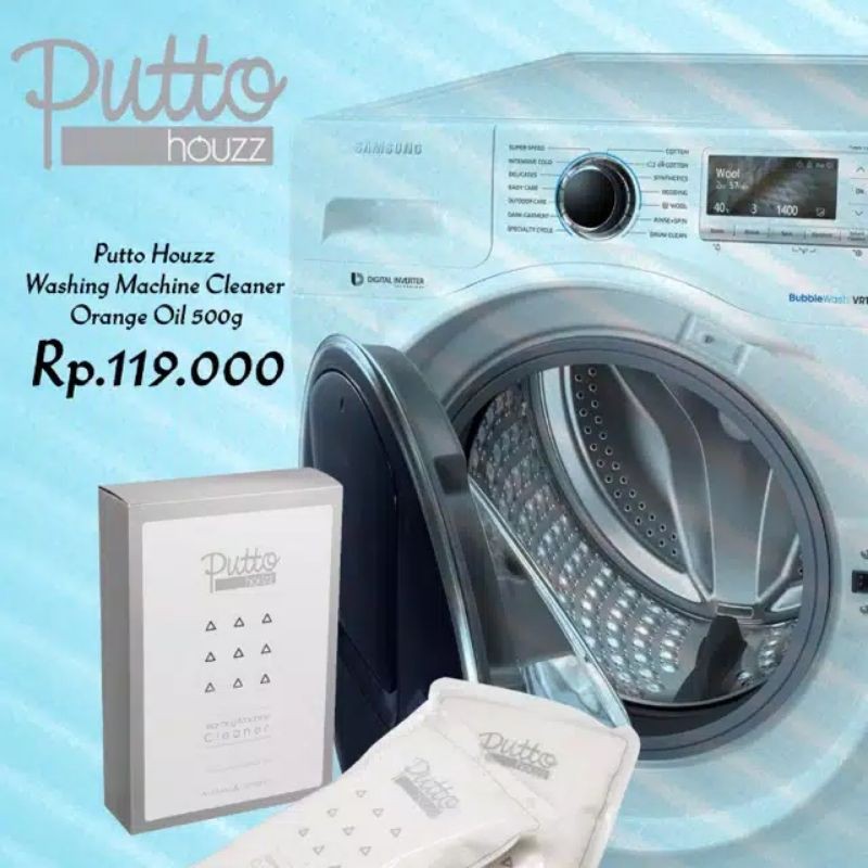 Jual Putto Houzz Washing Machine Cleaner Orange Oil 500g (2pack