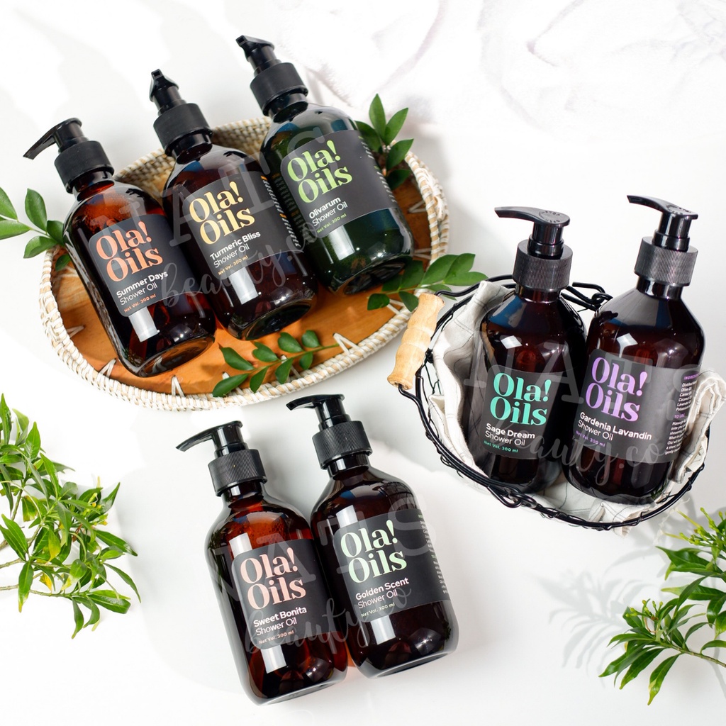 Jual Shower Oil Ola!Oils 300ml / ola oils sabun badan eksim eczema