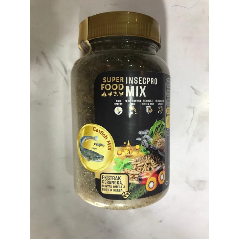 Jual NUSA ORIGIN SUPER FOOD INSECPRO MIX 100GR CATFISH MIX EKSTRAK