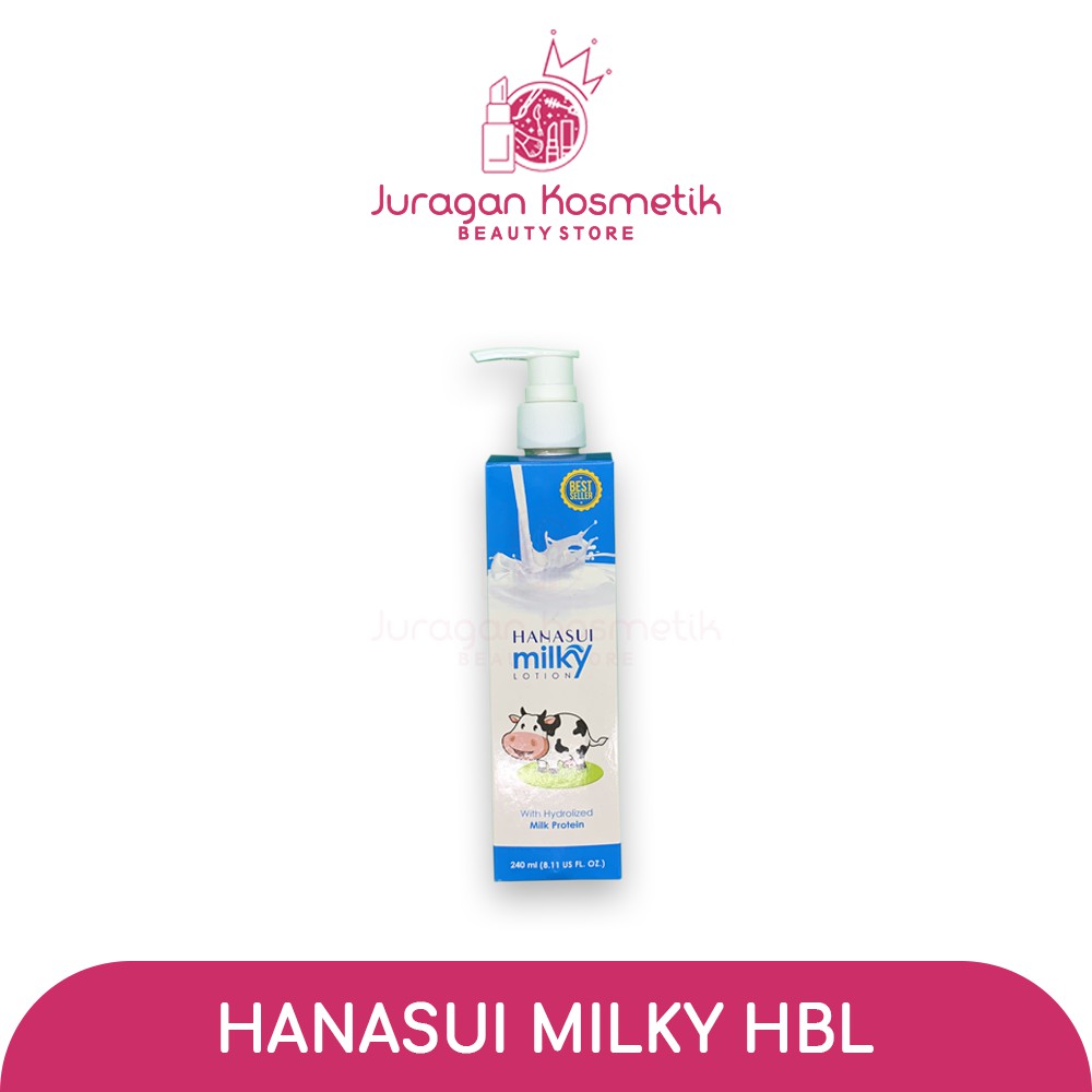 Jual HANASUI MILKY HAND BODY LOTION 240ML Shopee Indonesia
