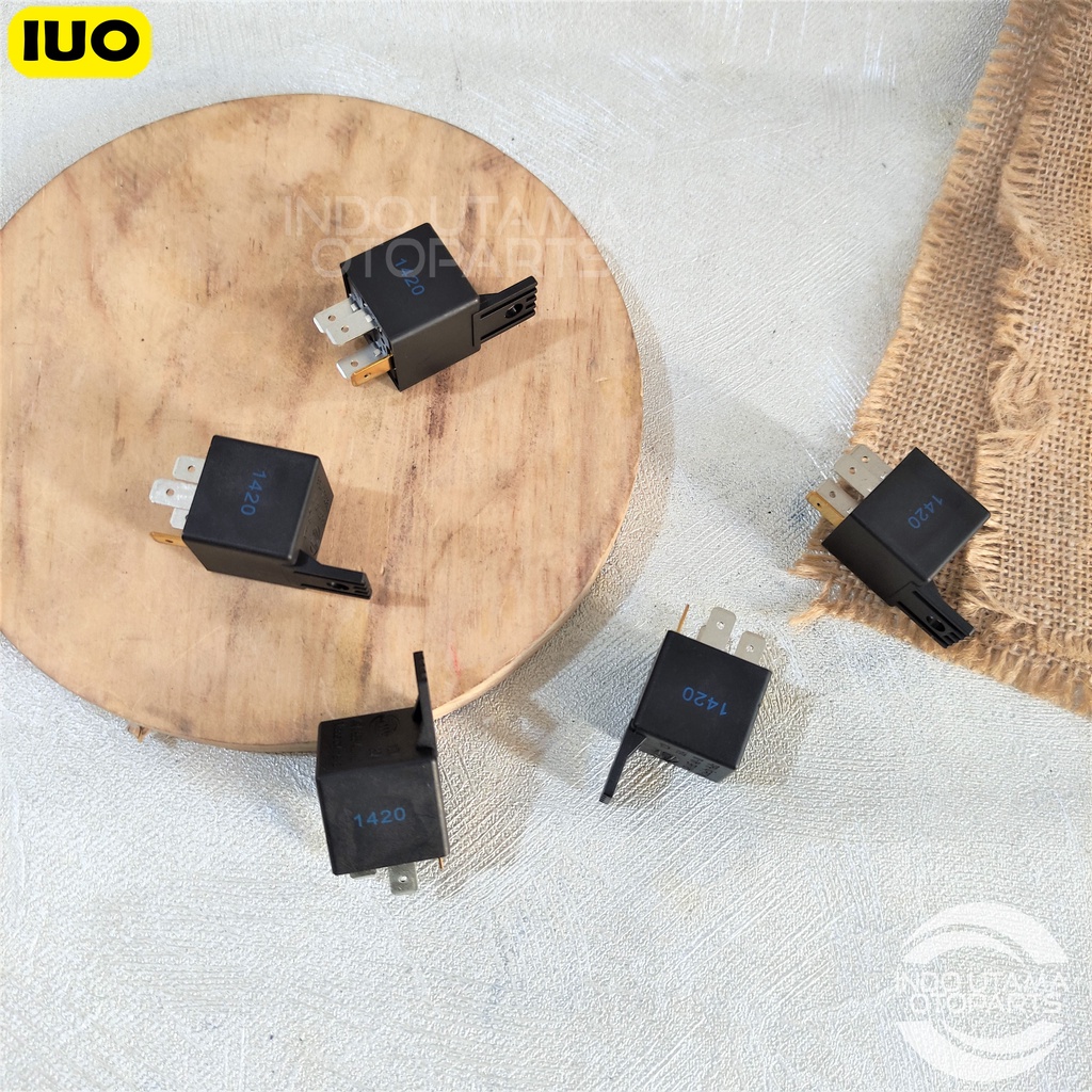 Jual Relay Hella 12V 30A Kaki 4 Relay Lampu Klakson HELLA Shopee