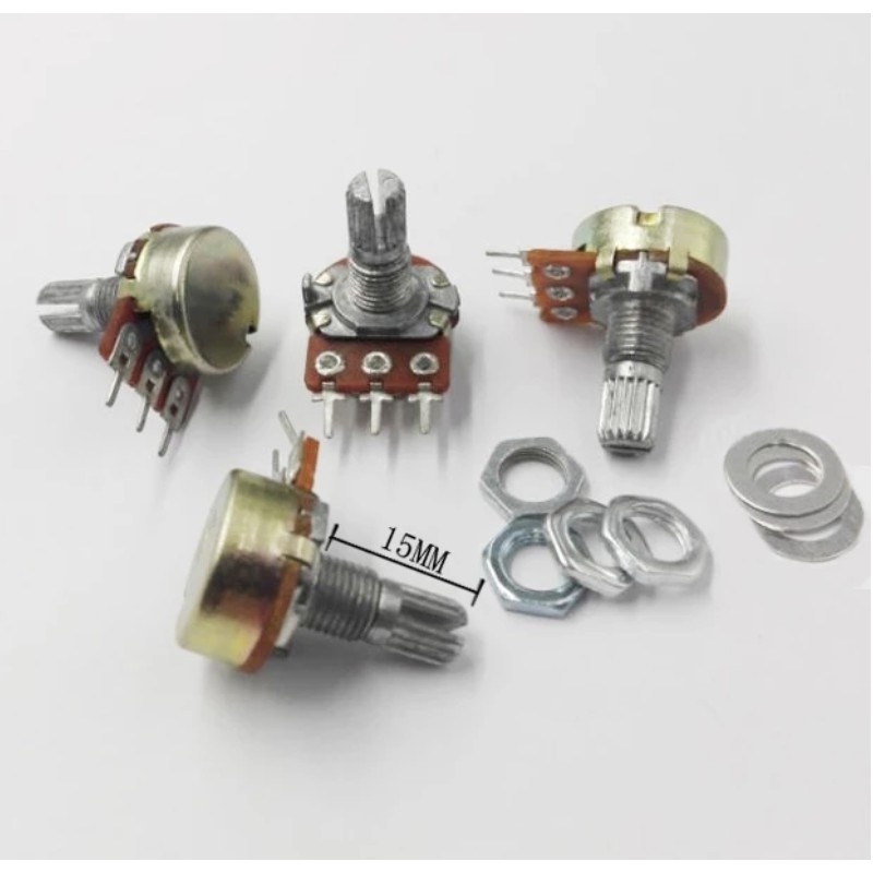 Jual Potensiometer 50k Linear potentiometer mono B50k 50 K Ohm Good