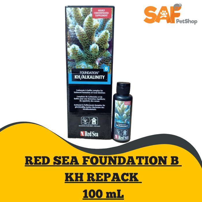 Jual RED SEA FOUNDATION B REPACK 100 mL DOSING KH AQUARIUM AIR LAUT