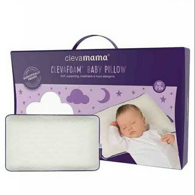Jual Clevamama 2019 Clevafoam Baby Pillow Shopee Indonesia
