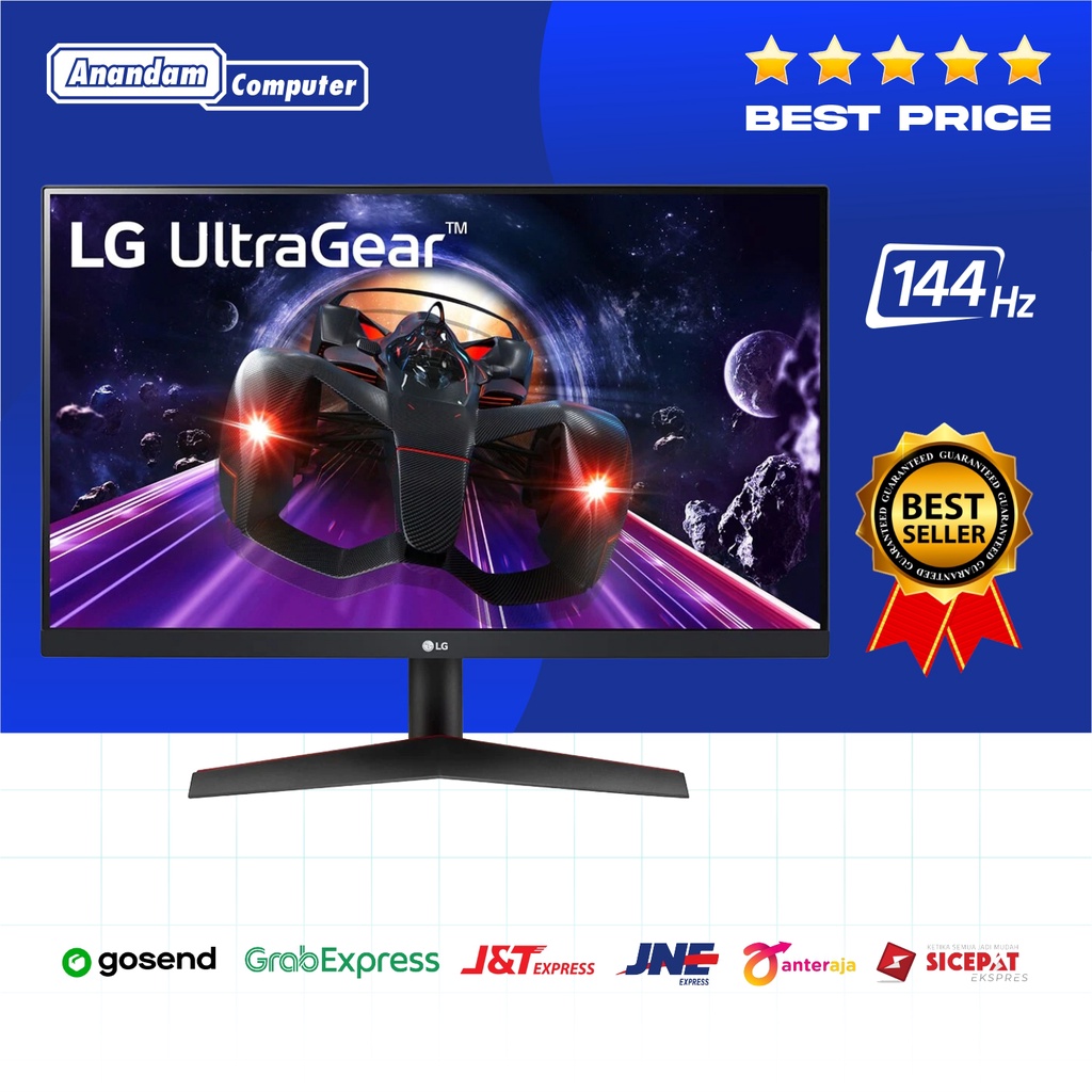 Jual LG 24GN600 24'' UltraGear FHD IPS 1ms 144Hz HDR Monitor Shopee