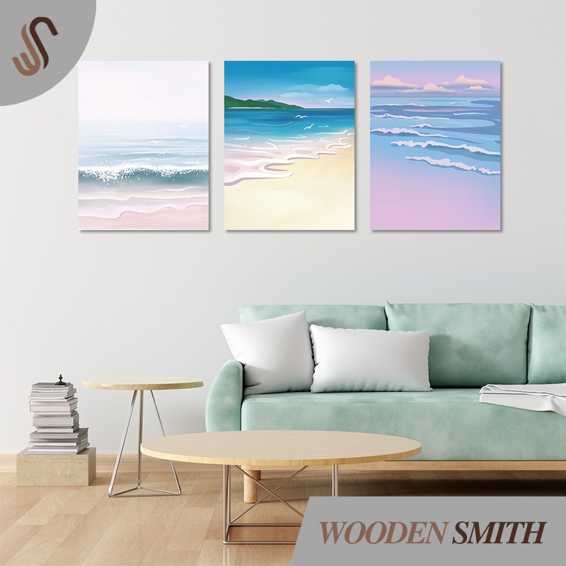 Jual Wooden Smith Wall Decor Motif Ocean Ukuran 15x20cm Hiasan