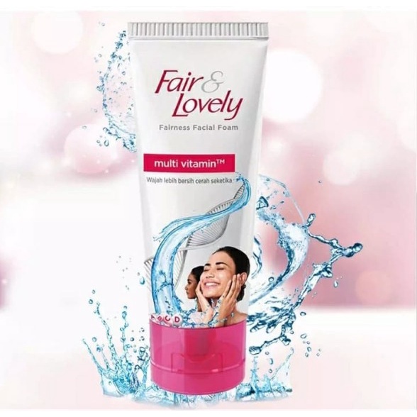 Jual Glow and Lovely Face Wash 100 gr Fair and Lovely Facial Foam 100