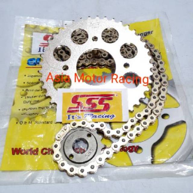 Jual Gear Set Sss 415 Tipis Kawasaki Kaze 110 Kaze Jadul Blitz R
