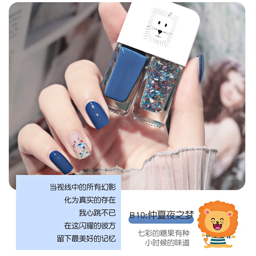 Jual X78 2IN1 kutek Korea Lucu 2 Warna Gel Nail polish NOT PEEL OFF