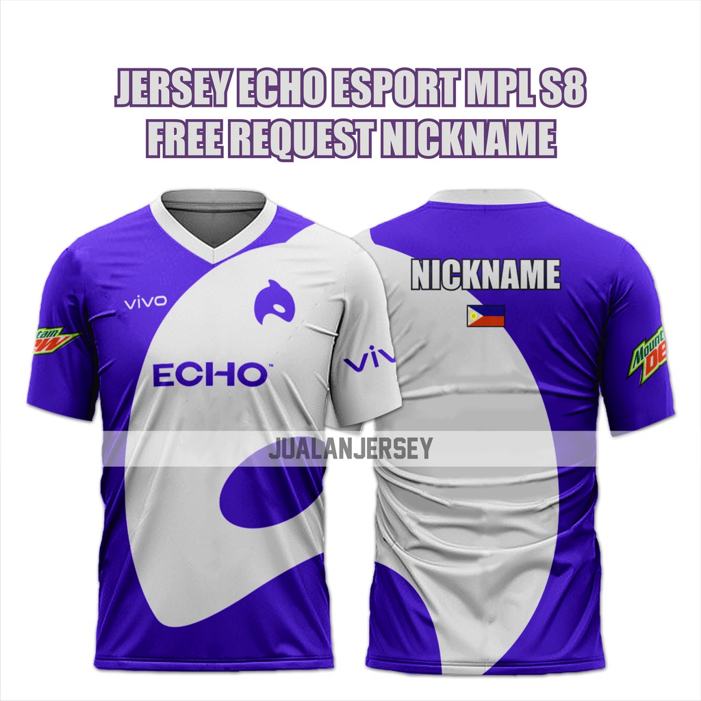 Jual JERSEY ECHO ESPORT SPECIAL MPL S8 FREE REQUEST NICKNAME Shopee