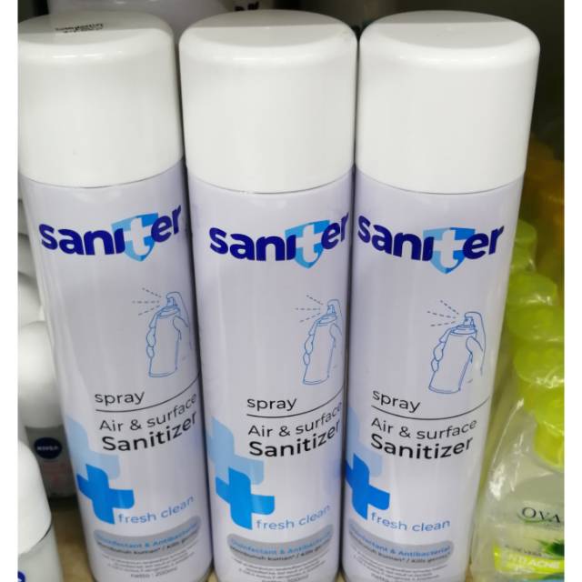 Jual Sanitizer spray air surface disinfectant antibacterial semprot 200 ml Shopee Indonesia
