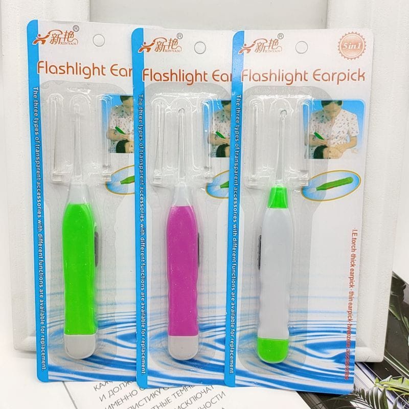 Jual [MARYAM] PEMBERSIH KUPING ANAK PAKAI LAMPU LED ( flashlight