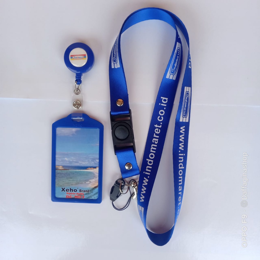 Jual Indomart Lanyard Tali Gantungan ID CardHolder dan yoyo id card