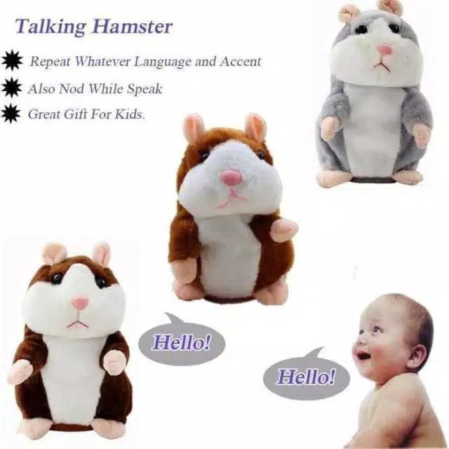 Jual BONEKA HAMSTER TALKING MENIRU SUARA Shopee Indonesia