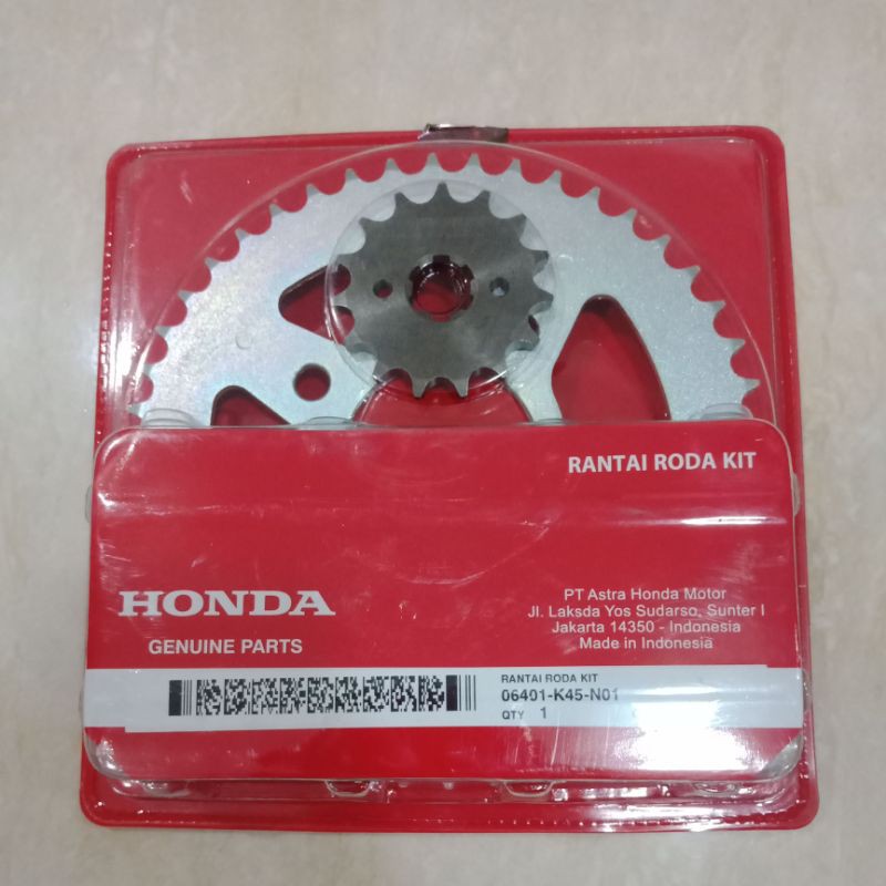 Jual GEAR GIR RANTAI SET K45 CB 150 NEW LED CBR 150 R LAMA BOHLAM