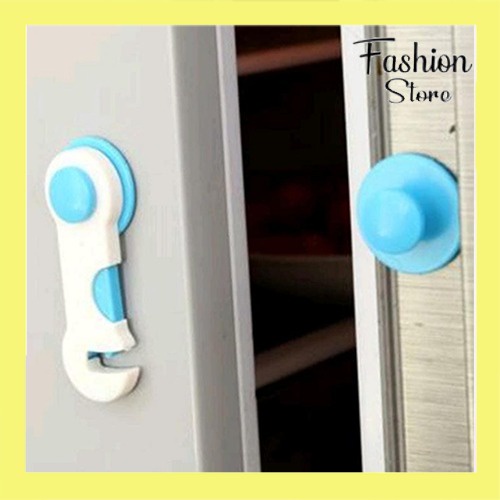 Jual FS KUNCI PENGAMAN LACI LEMARI KULKAS / PENGAMAN PINTU KULKAS LEMARI / 3M ADHESIVE CHILD
