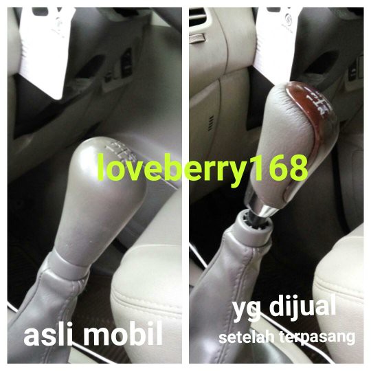 Jual Wooden Shift Knob Manual innova dan fortuner Shopee Indonesia