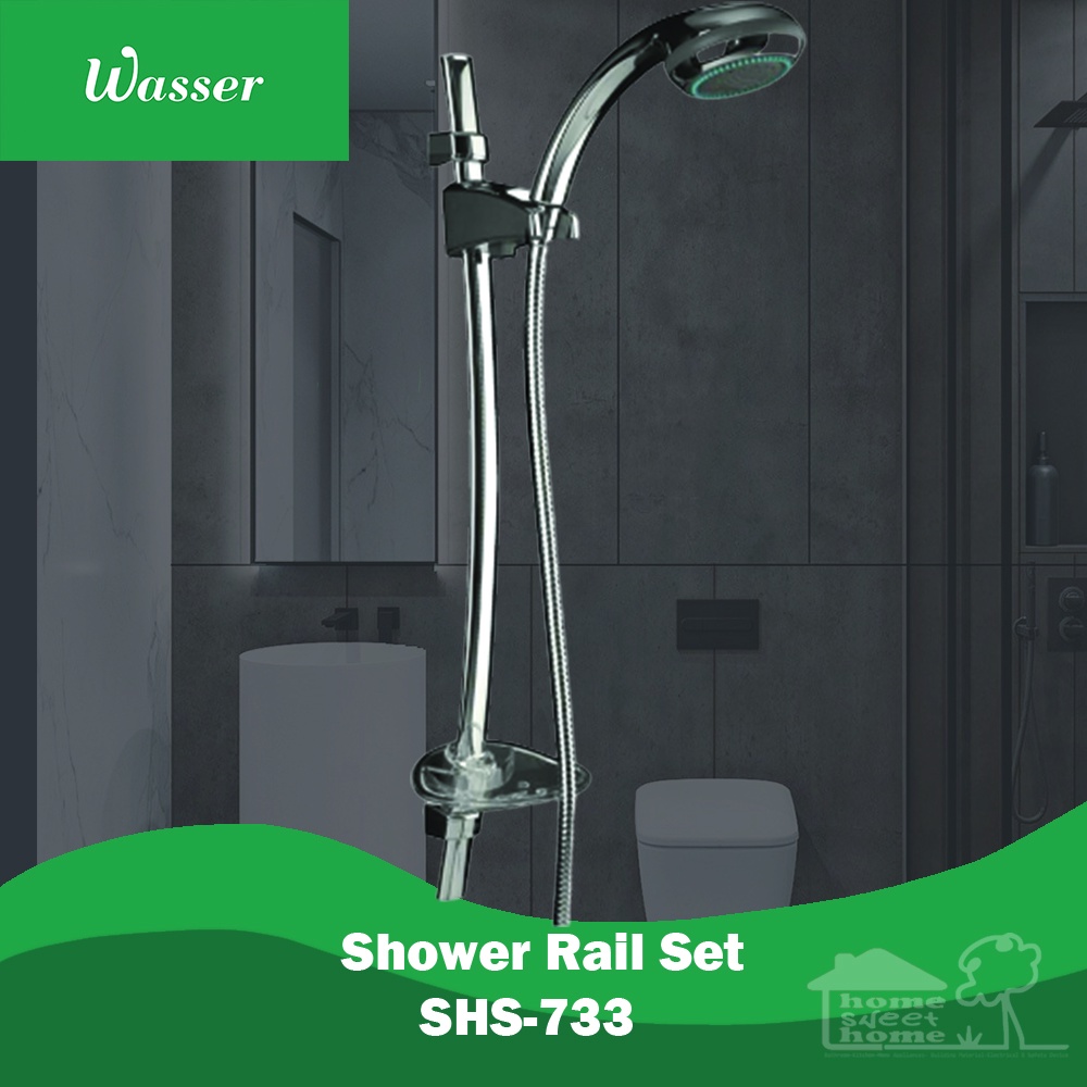 Jual WASSER Rail Shower Set SHS733 (HSA003,HSA007, WFS150