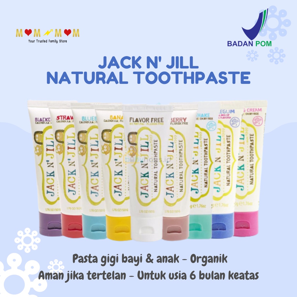 Jual Jack N Jill Toothpaste Pasta Gigi Anak Organik Shopee Indonesia