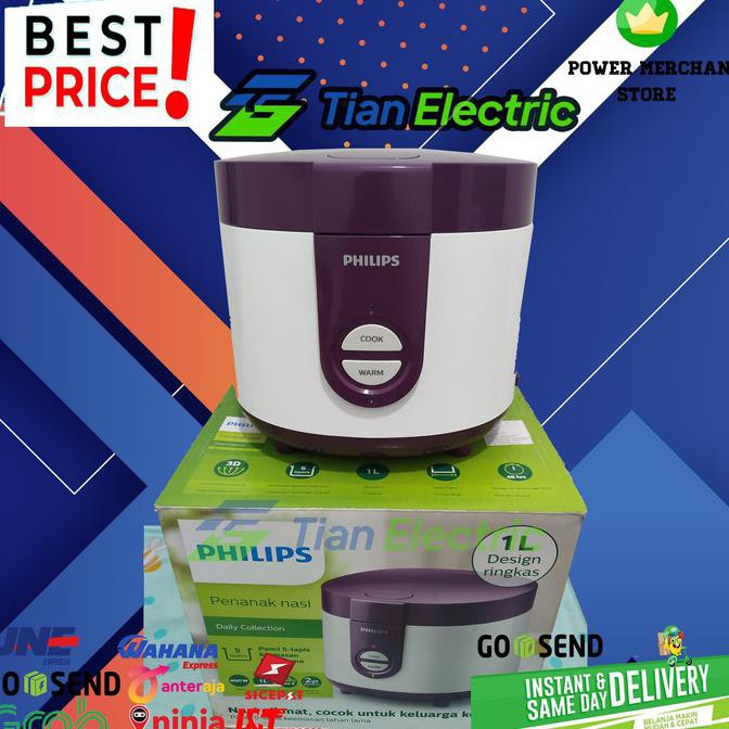 Jual PHILIPS HD3116 Rice Cooker 1 Liter Ungu Shopee Indonesia