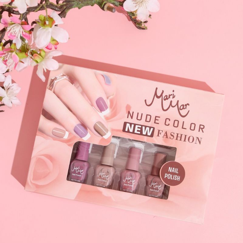 Jual Marimar Nail Polish Nude Colors New Fashion | Shopee Indonesia