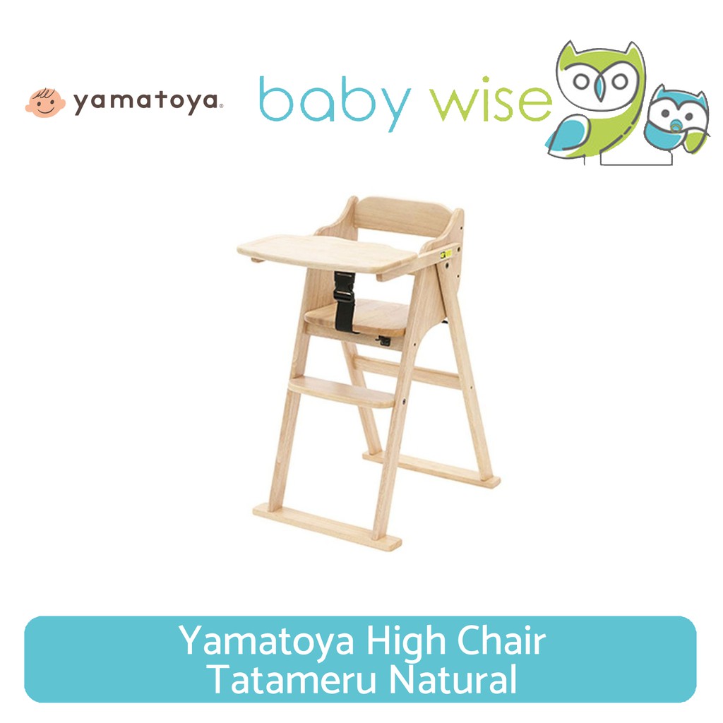 Jual Yamatoya High Chair Tatameru Natural Shopee Indonesia