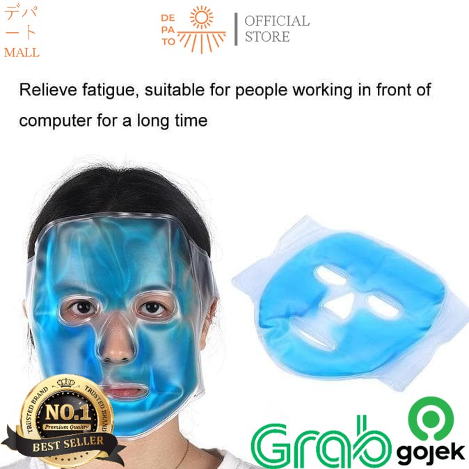 Jual Hot & Cold Gel Beads Face Mask Penutup Kompres Wajah Panas