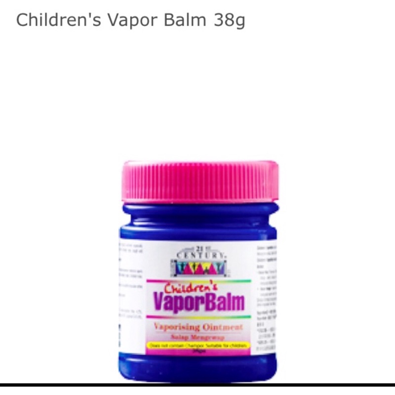 Jual Balsam Anak Strawberry / Children vapor balm 38gr Shopee Indonesia