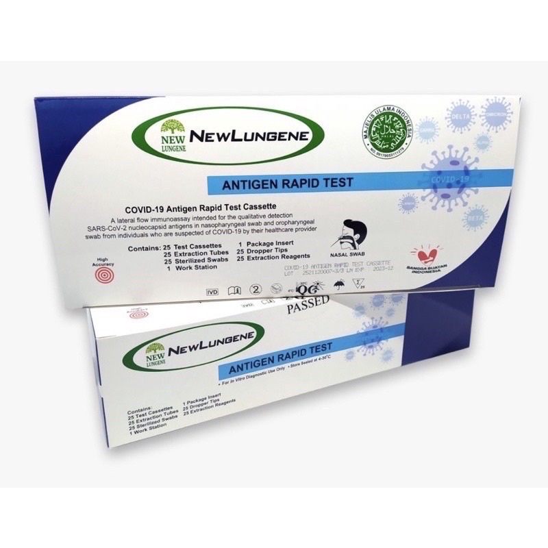Jual lungenes ind / Antigen Swab Alat Rapid Test New Lungen / Lungene