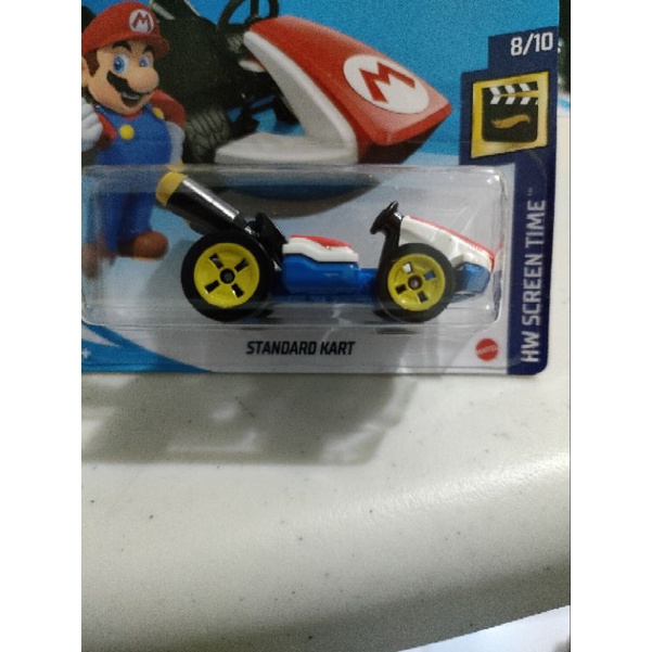 Jual Mainan Diecast Hot Wheels Standard Kart Mario Kart HW Screen Time