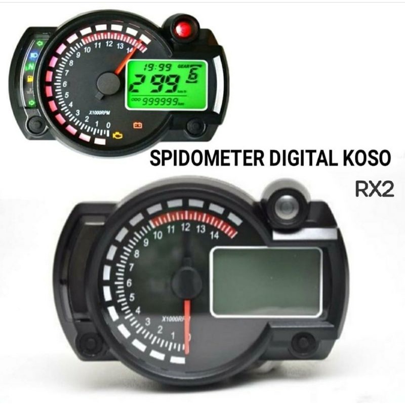 Jual SPEEDOMETER SPIDOMETER SPIDO SPEDO KOSO RX2N RX 2 N DIGITAL(04)