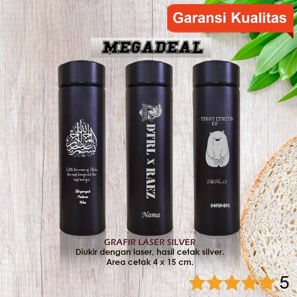 Jual Tumbler Custom Sakura dengan Cetak Grafir Silver, Souvenir Tumbler