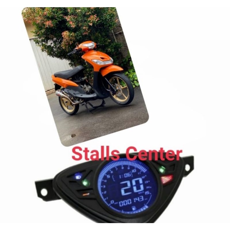 Jual Speedometer Digital Mio Sporty/Smile Warna Shopee Indonesia