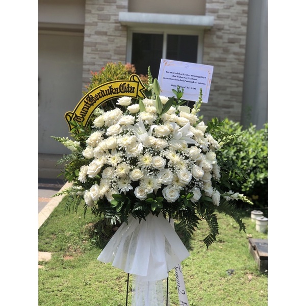 Jual standing flower dukacita tangerang bsd gading serpong boen tek bio